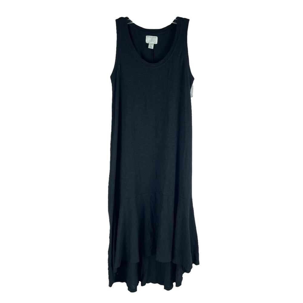 Calson Nordstrom Ruffle Midi Tank Dress Black Size S